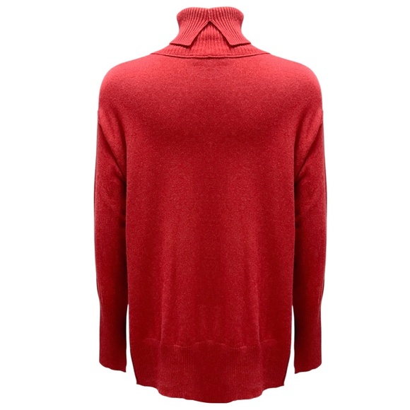 ANTONELLI FIRENZE RED MENTORE KNIT TURTLENECK SWEATER - Picture 3 of 5